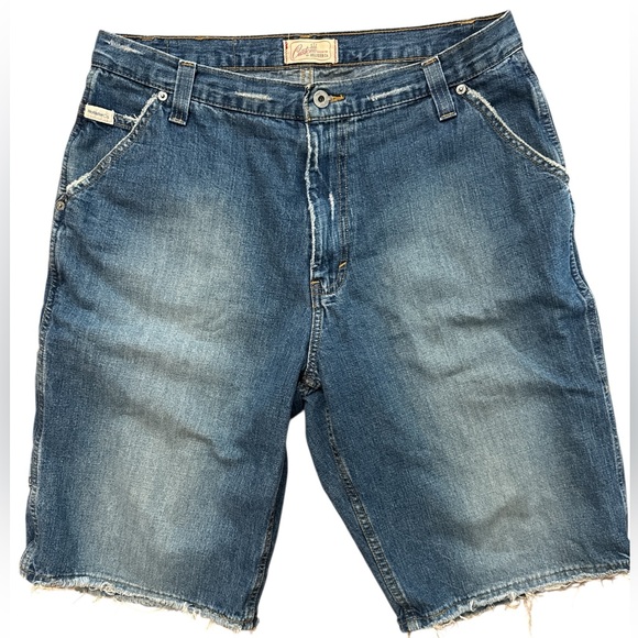 Hollister Other - Hollister Men’s Custom Denim Y2K Vintage Denim Jean Shorts‎ Size 32 Jorts Surf